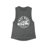Women's Rat Rod Nation Flowy Scoop Muscle Tank